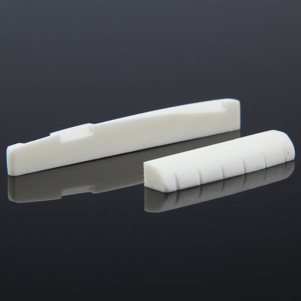 Bone Guitar Bridge Nut Saddle for 6 String
